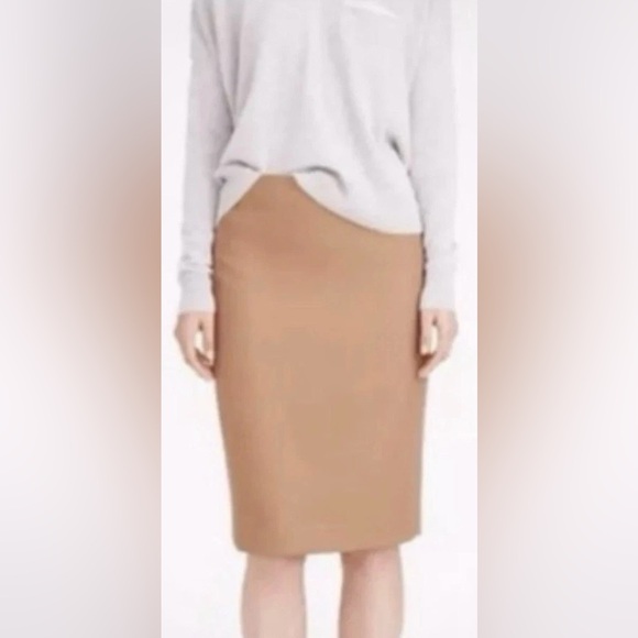 J. Crew Dresses & Skirts - J. Crew Wool Pencil Skirt in Camel Size 10